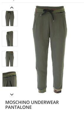 Moschino Olive Green Men’s Jogger Pants